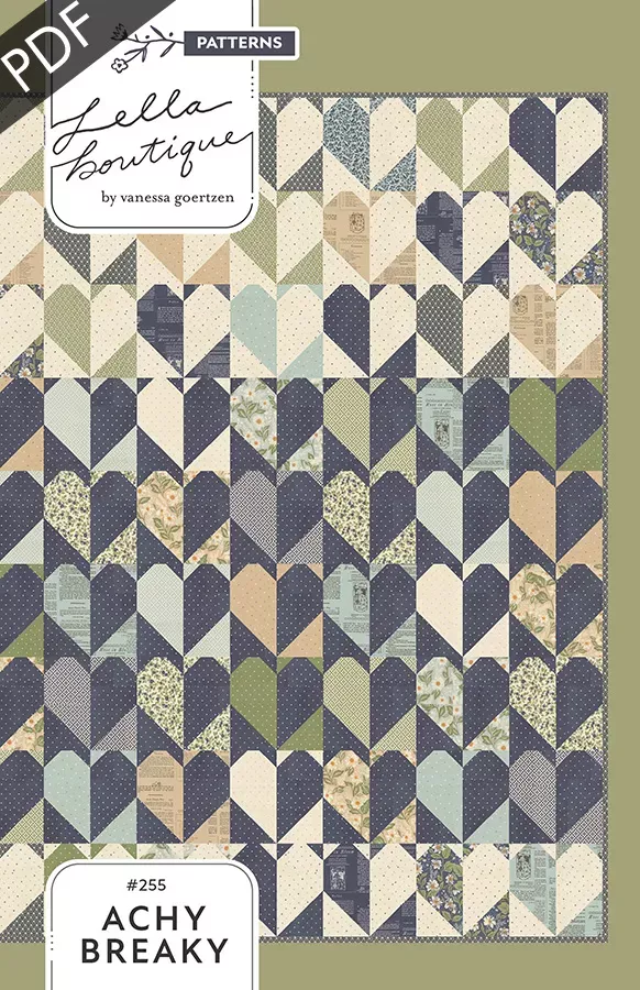Achy Breaky Downloadable PDF Quilt PatternLella Boutique