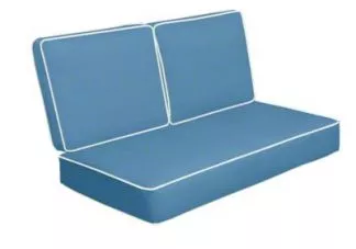 Custom Deep Seating Loveseat Cushions - 2 Backs & Single Seat