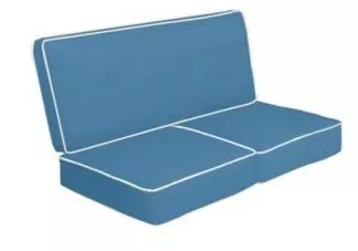 Custom Deep Seating Loveseat Cushions - Single Back & 2 Seats